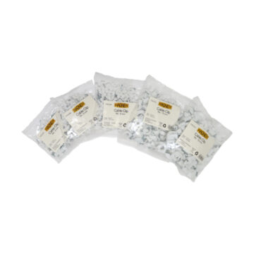 MAGNEM CLIP ΚΑΛΩΔΙΩΝ ΚΑΡΦΙ (ΡΟΚΑ) 6mm ΛΕΥΚΟ 23007M